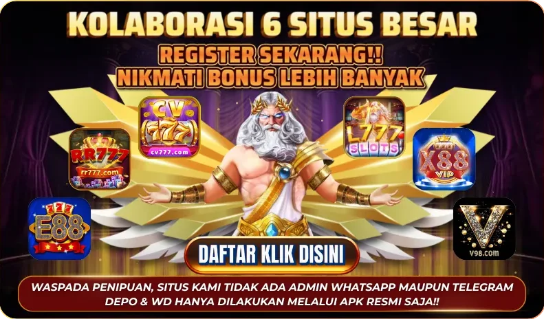 KOLABORASI 6 SITUS BESAR - REGISTER SEKARANG!! NIKMATI BONUS LEBIH BANYAK